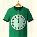 Clock with shirt