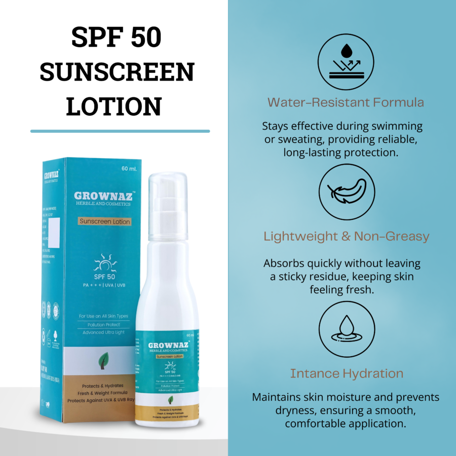 SPF 50 PA++++ Sunscreen Lotion | 60 ML - Image 2